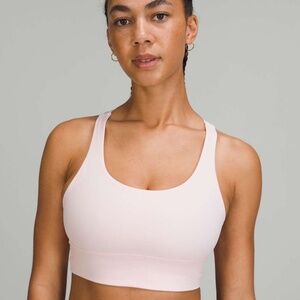 Lululemon Strawberry Milkshake Longline Energy Sports Bra